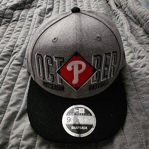 NWOT Philadelphia Philles October Baseball On-Field Cap 2023